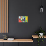 Abstract Color Splash Matte Canvas — Stretched Wall Art thumbnail 28