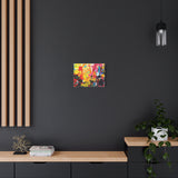 Abstract Color Splash Canvas Print - Vibrant Stretched Matte Wall Art thumbnail 40