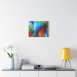 Abstract Color Explosion Matte Canvas Print thumbnail 45