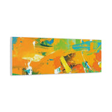 Abstract Orange & Green Canvas Art — Vibrant Modern Wall Decor thumbnail 68