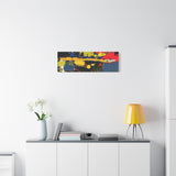 Abstract Color Splash Matte Canvas Print — Modern Stretched Wall Art thumbnail 69