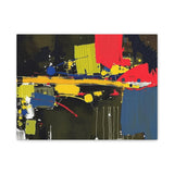 Abstract Color Splash Matte Canvas Print — Modern Stretched Wall Art thumbnail 5