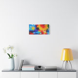Abstract Color Splash Matte Canvas Print — Vibrant Stretched Wall Art thumbnail 42