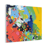 Abstract Color Splash Matte Canvas — Stretched Wall Art thumbnail 53