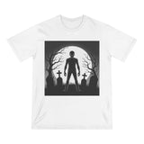 Zombie Graveyard T-Shirt — Moonlit Horror Tee thumbnail 2