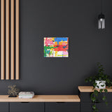 Abstract Color Splash Matte Canvas Print — Vibrant Modern Wall Art thumbnail 46