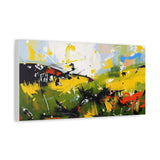 Abstract Fieldscape Matte Stretched Canvas (1.25") thumbnail 3