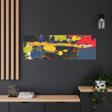Abstract Color Splash Matte Canvas Print — Modern Stretched Wall Art thumbnail 94