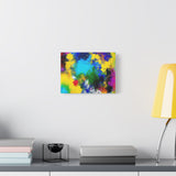 Abstract Color Splash Matte Canvas Print — Vibrant Stretched Wall Art thumbnail 1