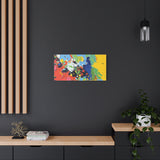 Abstract Color Splash Matte Canvas — Stretched Wall Art thumbnail 58