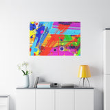 Abstract Color Splash Canvas Print — Vibrant Modern Wall Art thumbnail 87