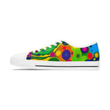 Colorful Retro Bubble Women's Low Top Sneakers thumbnail 5