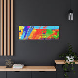 Abstract Color Splash Canvas Print — Vibrant Modern Wall Art thumbnail 82