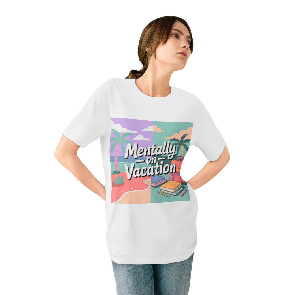 Mentally on Vacation T-Shirt — Retro Beach Summer Shirt