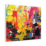 Abstract Color Splash Canvas Print - Vibrant Stretched Matte Wall Art thumbnail 53