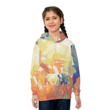 Kids Abstract Brushstroke Hoodie thumbnail 4