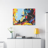 Abstract Color Splash Matte Canvas Print — Modern Stretched Wall Art thumbnail 90