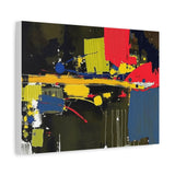 Abstract Color Splash Matte Canvas Print — Modern Stretched Wall Art thumbnail 38