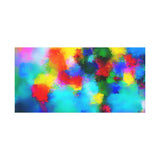 Abstract Rainbow Splash Matte Canvas Print thumbnail 17