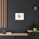 Abstract Color Splash Canvas Print — Modern Watercolor Circle Art on Matte Stretched Canvas thumbnail 32