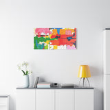 Abstract Color Splash Matte Canvas Print — Vibrant Modern Wall Art thumbnail 75