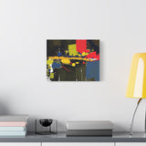 Abstract Color Splash Matte Canvas Print — Modern Stretched Wall Art thumbnail 36