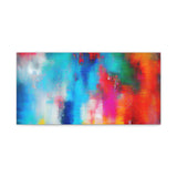 Vibrant Abstract Color Splash Matte Canvas Print thumbnail 6