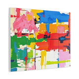 Abstract Color Splash Matte Canvas Print — Vibrant Modern Wall Art thumbnail 53