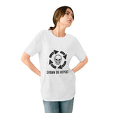 Spawn Die Repeat T-Shirt — Gamer Skull Respawn Graphic Tee thumbnail 4