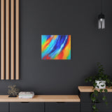 Abstract Rainbow Wave Matte Canvas Print — Vibrant Stretched Wall Art thumbnail 55