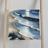 Moonlit Ocean Hand Towel — Coastal Night Beach Waves Design thumbnail 5