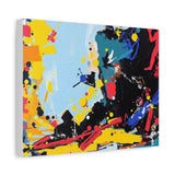 Abstract Color Splash Matte Canvas Print — Modern Stretched Wall Art thumbnail 35