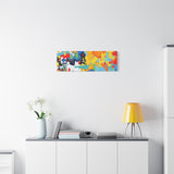 Abstract Splash Colorful Matte Canvas Wall Art – Vibrant Modern Stretched Print thumbnail 69