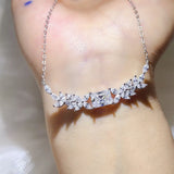 2 Carat 925 Sterling Silver Moissanite Necklace thumbnail 3