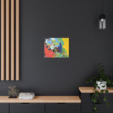 Abstract Color Splash Matte Canvas — Stretched Wall Art thumbnail 46
