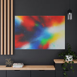 Abstract Color Burst Canvas Print — Vibrant Stretched Matte Wall Art thumbnail 100