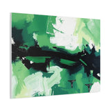 Abstract Green Brushstroke Canvas Print thumbnail 77