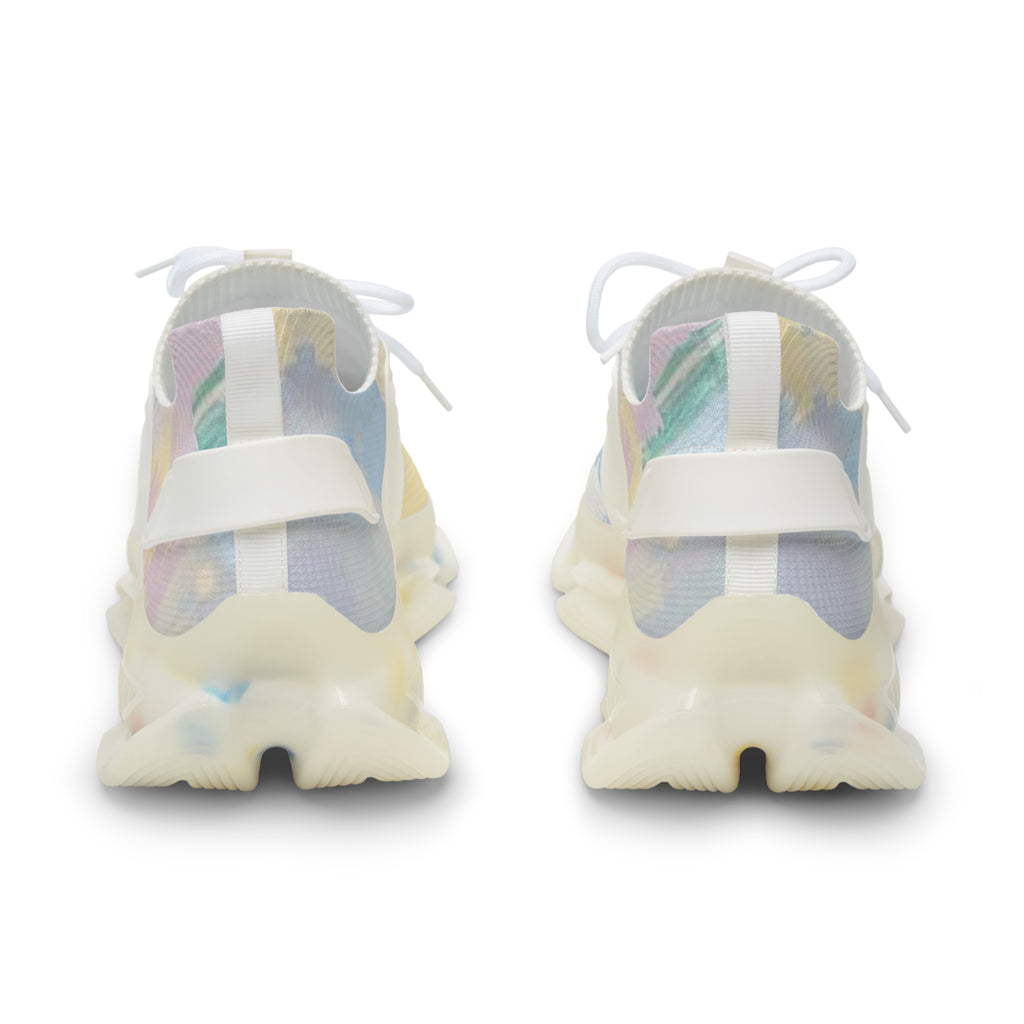 Men's Colorful Tie-Dye Mesh Sneakers — Breathable Athletic Shoes