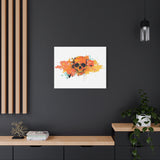 Skull Art Canvas Print – Vibrant Paint-Splash Skull Wall Decor thumbnail 64