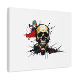 Skull Splash Art Canvas — Grunge Skull Wall Decor, Edgy Gothic Home Accent thumbnail 32