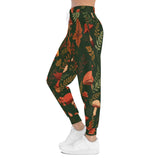 Autumn Mushroom Joggers — Forest Foliage Allover Print Athletic Pants thumbnail 6