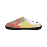 Abstract Brushstroke Men's Indoor Slippers — Cozy Colorful Home Shoes thumbnail 3
