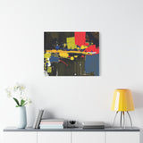 Abstract Color Splash Matte Canvas Print — Modern Stretched Wall Art thumbnail 1