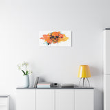 Skull Art Canvas Print – Vibrant Paint-Splash Skull Wall Decor thumbnail 57