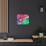 Abstract Neon Splash Matte Canvas Print — Vibrant Colorful Stretched Wall Art thumbnail 55