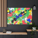 Abstract Color Splash Canvas Print — Vibrant Modern Wall Art thumbnail 100
