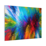Abstract Color Explosion Matte Canvas Print thumbnail 77