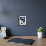 Moonlit Beach Framed Poster — Serene Ocean Wall Art thumbnail 3