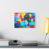 Abstract Rainbow Splash Matte Canvas Print thumbnail 36