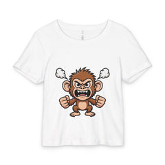 Angry Monkey Baby Tee — Cute Furious Cartoon Infant Shirt